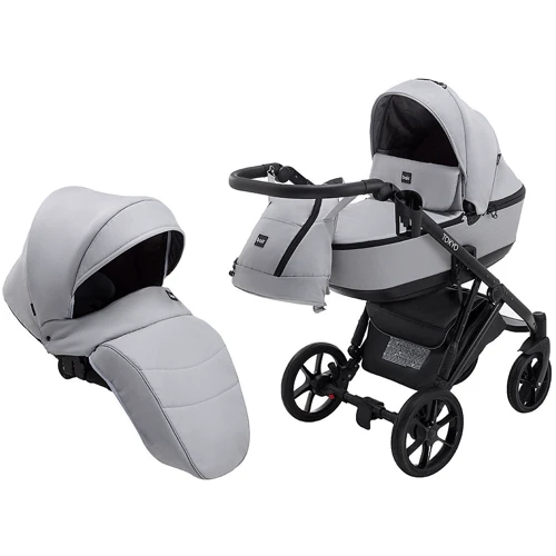 Коляска 2 в 1 Bair Tokyo Soft 31 серый