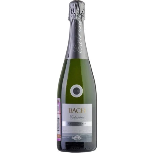 Вино ігристе Bach, Extrisimo Semi Seco, 11.5%, біле напівсухе, 0,75 л (PRV8410013992094)