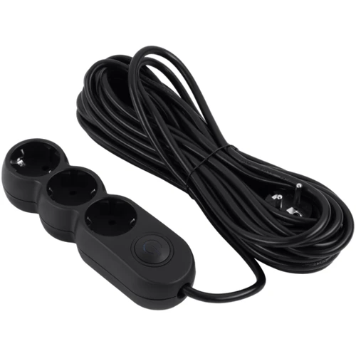 Сетевой фильтр 2E 3 розетки, 10 м, Black (2E-U03VES10MBK)