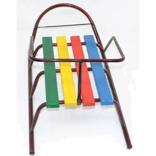 Санки Классик круглые полозья бордовые без ручки (22630)