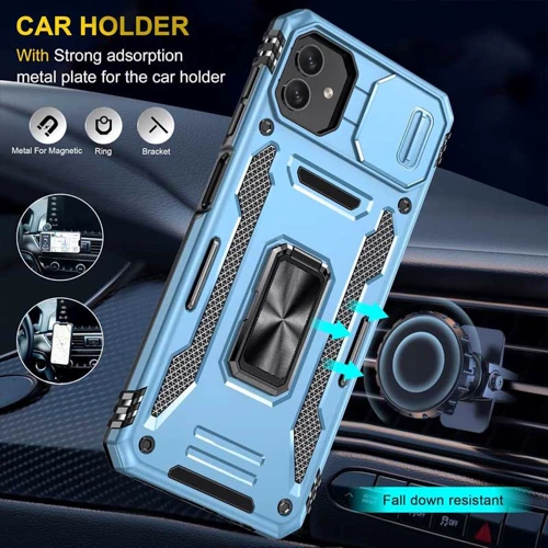 Чохол для телефона Mobile Case Camshield Army Ring Light Blue для Samsung A057 Galaxy A05s: Тип накладка на заднюю часть