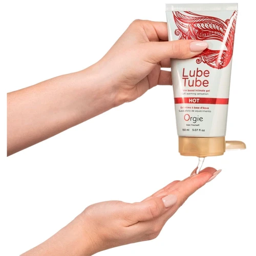 Лубрикант на водной основе Orgie Lube Tube Hot, 150 мл, с согревающим эффектом, без запаха