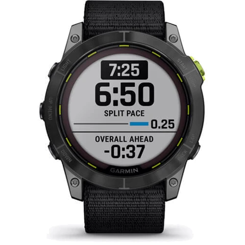 Смарт-часы Garmin Enduro 2 Carbon Gray DLC Titanium with Black UltraFit Nylon Strap (010-02754-01) фото 8