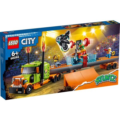 Конструктор LEGO City Грузовик для шоу каскадёров (60294)