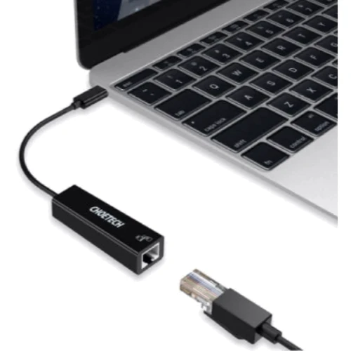 Адаптер Choetech Adapter USB-C to Gigabit Ethernet (HUB-R01): Додаткові роз'єми Ethernet