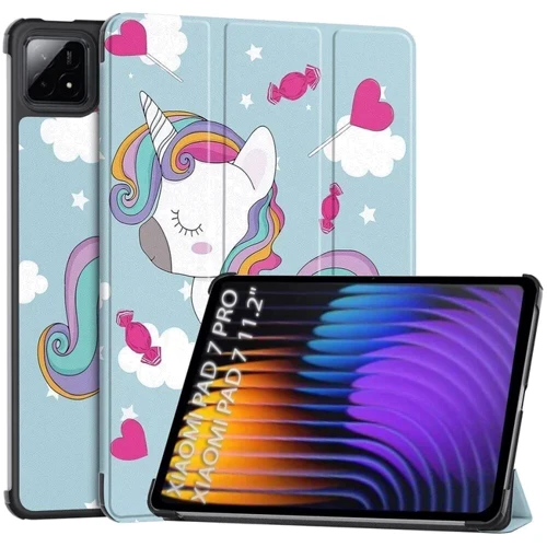 Аксессуар для планшетных ПК BeCover Smart Case Unicorn for Xiaomi Pad 7 / 7 Pro (712816): Цвет рисунок
