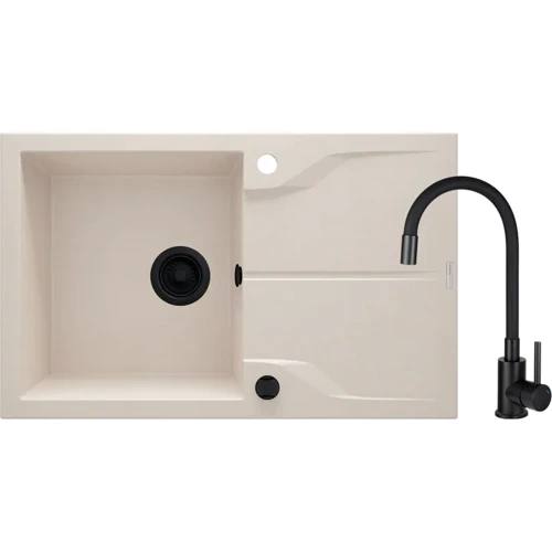 Набір для кухні Deante Andante ZQN_5113 + BOC_X72M (ZQNN5113): Форма прямокутна