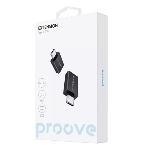 Адаптер Proove Adapter Extension USB to USB-C Black (HBEX00101001) фото 5