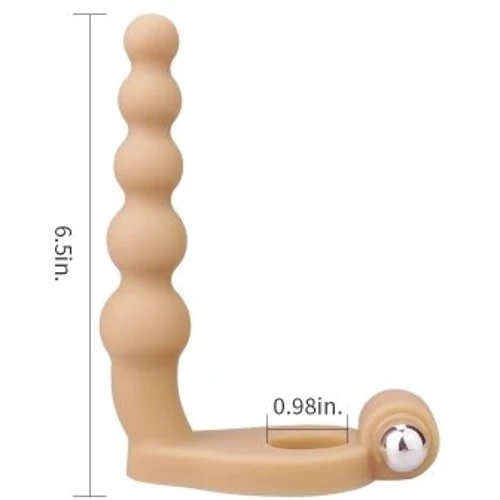 Насадка для двойного проникновения LoveToy The Ultra Soft Double Bead 6.5"