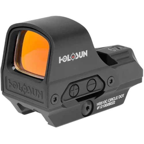 

Holosun 510 Open Reflex, 2 Moa Dot & 65 Moa Circle (Green), H 1.63in, Qd mount, Solar (1592.00.66)