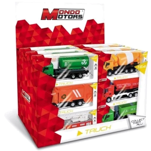Игрушка Mondo WORK VEHICLES Рабочая техника в ассортименте (58001): Производитель Mondo