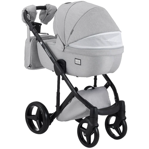 Коляска 2 в 1 Adamex Luciano jeans Q1-CZ светло-серый (624556): Ширина шасси 60 см