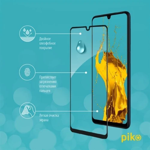 Аксесуар для смартфона Piko Tempered Glass Full Glue Black для Samsung A225 Galaxy M22/M325 Galaxy M32: Матеріал стекло