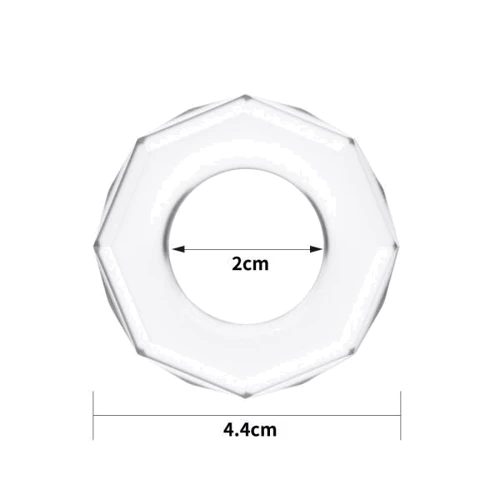Ерекційне кільце LoveToy POWER PLUS Cockring, Clear