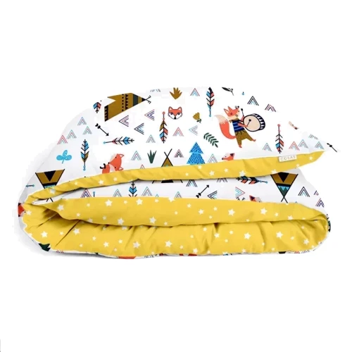 Комплект постельного белья Cosas Wood Fox подростковый на резинке 155х215 см (FoxWigwam_El-90Starfall_155)