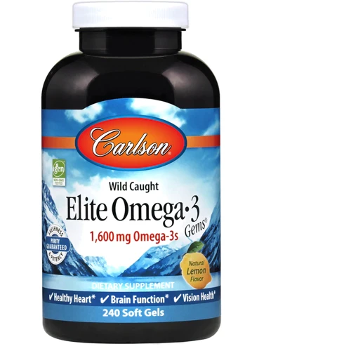 Carlson Labs Elite Omega-3 Gems 240 Soft Gels Омега-3