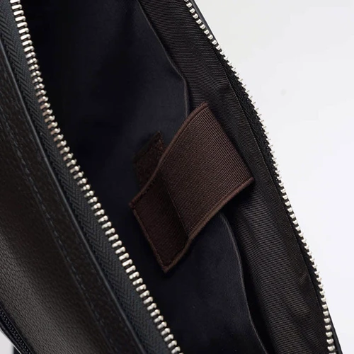 Чоловіча конференц-сумка Keizer чорна (K12020-36bl-black): Фактура Плетеная, Матовая