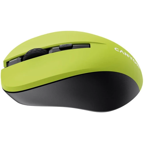 Мышь Canyon MW-1 Wireless Yellow (CNE-CMSW1Y): Эргономика симметричная для левшей