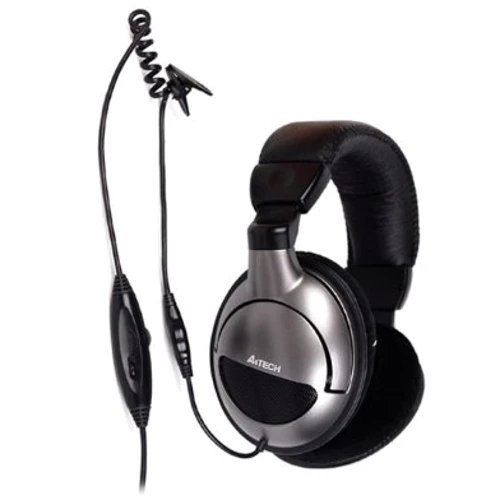 Наушники A4 Tech HS-800 Black (HS-800): Тип крепления оголовные
