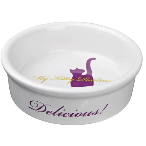 Миска Trixie Kitty Darling для котів 0.2 л 12 см (4011905246543): Матеріал кераміка
