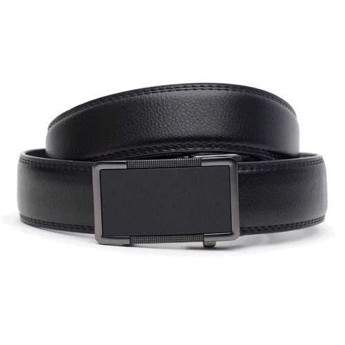 Чоловічий ремінь Borsa Leather чорний (V1GKX15-black)