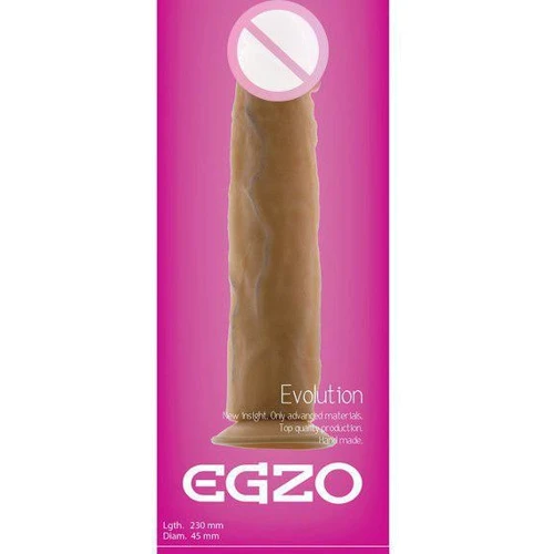 Фаллоимитатор на присоске Egzo G1340 23x4.5 см
