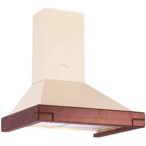 Вытяжка Pyramida KH 60 Wood Ivory Nut: Материал корпуса металл, дерево