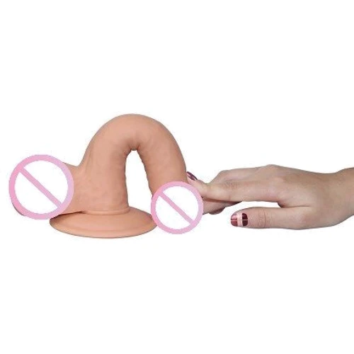 Фаллоимитатор LoveToy The Ultra Soft Dude Flesh 2 8.8"