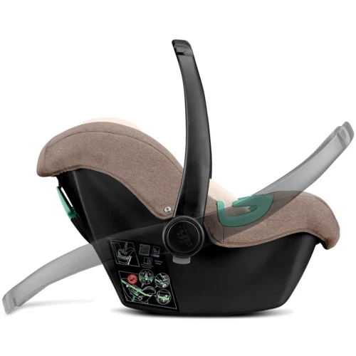 Автокрісло-перенесення ABC Design Tulip Fashion Nature (12001602103): Кріплення Isofix есть (база в комплект не входит)