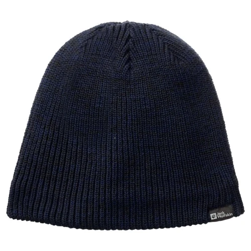 Шапка Jack Wolfskin Feldberg Beanie M черная (1910681_6000)