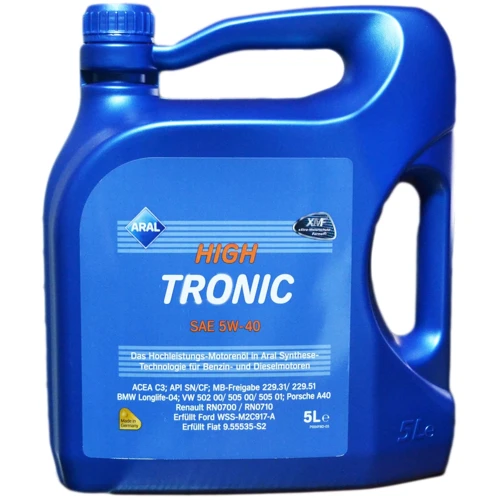 Моторное масло ARAL HighTronic 5W-40 5л