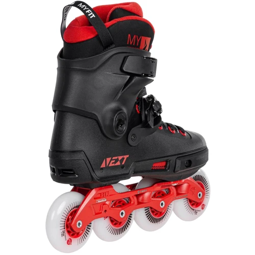 Роликовые коньки PWR 23 Next Black Red 80 44,0-45,0 (908370): Размер 45, 44