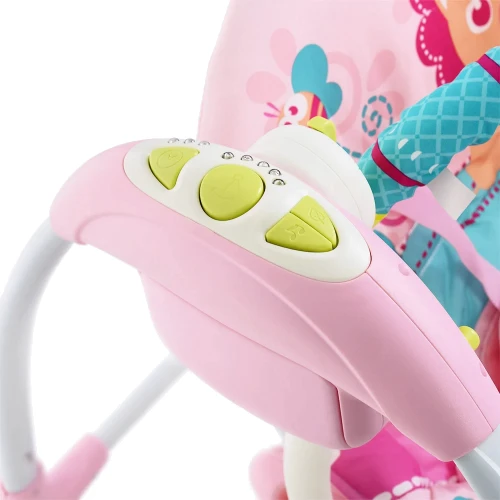 Крісло-гойдалка Mastela Deluxe Portable Swing Рожева (6519): Конструкція опори без коліщаток