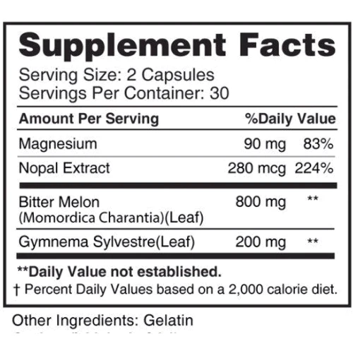 Earth's Creation Glucose Support Комплекс для підтримки рівня глюкози у крові 60 капсул