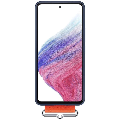 Чехол для телефонов Samsung Silicone with Strap Cover Navy (EF-GA536TNEGRU) for Samsung A536 Galaxy A53: Совместимость Samsung A536 Galaxy A53