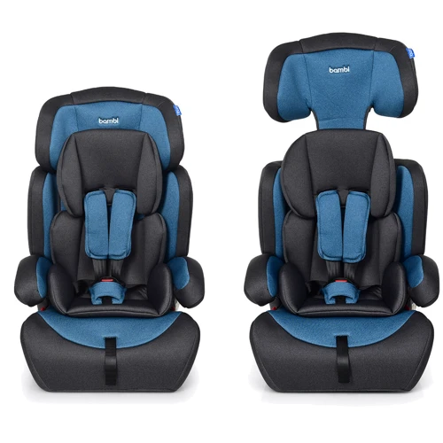Автокресло Bambi M 3546 Navy Gray: Группа 1/2/3 (9-36 кг)