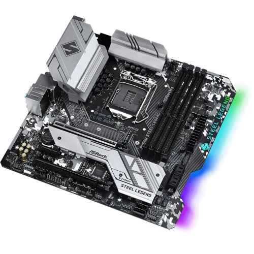 ASRock B460M Steel Legend Socket 1200: Оперативна пам'ять 4xDDR4 2933 МГц, до 128 ГБ