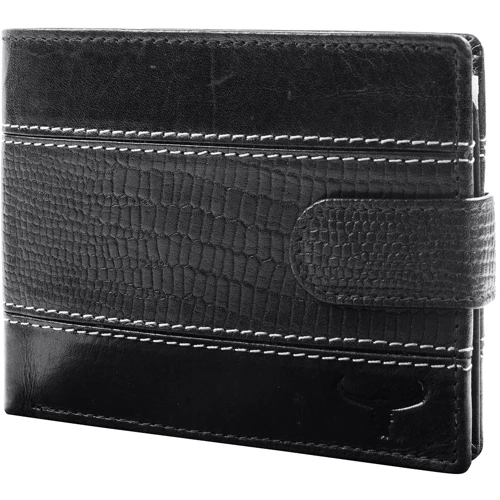 Мужское портмоне Buffalo Wild черное (DNKN7L-VTC-black)
