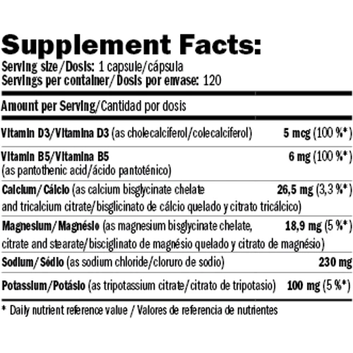 Amix Performance Amix E-Lite Salts 120 caps / 120 servings: Пол Унисекс