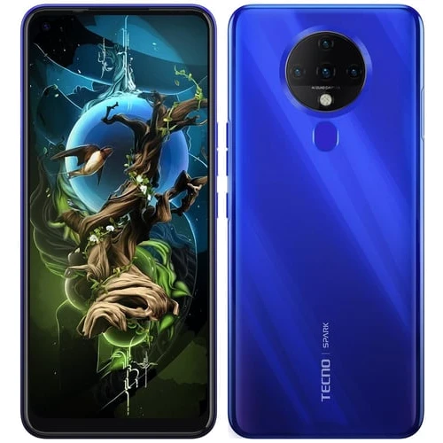 Смартфон Tecno Spark 6 (KE7) 4/64Gb Ocean Blue Approved Витринный образец фото 7