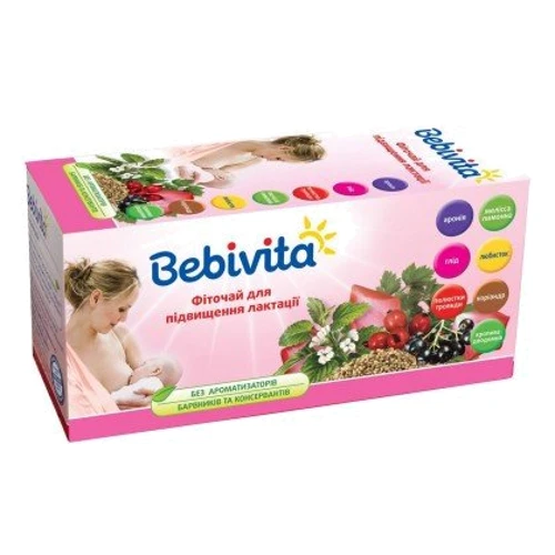 BEBIVITA фиточай для повышения лактации (пак 20 шт.по 1.5) (4820025490237)