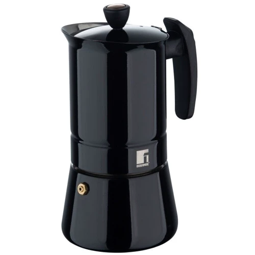 Кофеварка гейзерная Bergner Copper медная 6 чашек (BG-38242-CP): Цвет черный