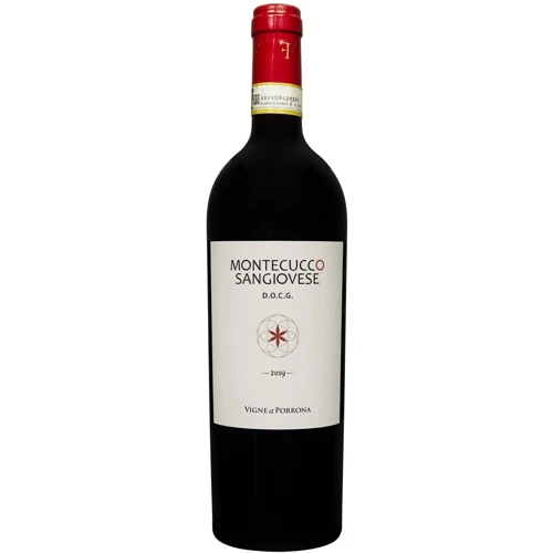 Вино Vigne a Porrona Montecucco Sangiovese 2019 красное сухое 0.75 л (FSH_8001670137456)