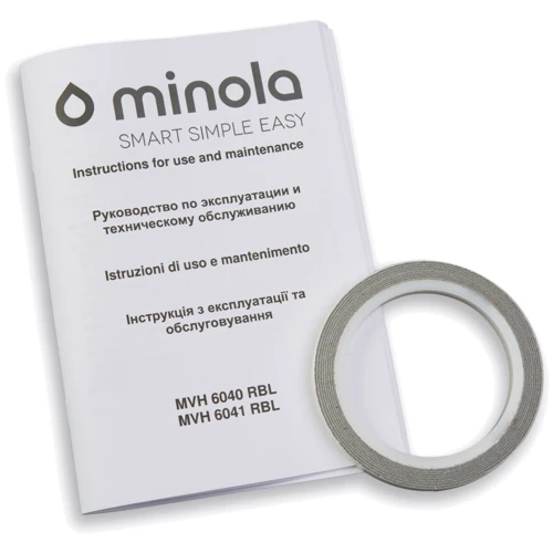 Варильна поверхня Minola MVH 6041 RBL: Розміри для вбудовування 56 x 49 см