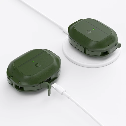 Чехол KeyBudz Element Series Waterproof Forest Green (AP3_S6_FGN) for Apple AirPods 3 фото 4