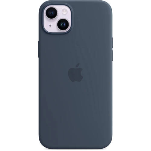 Чохол для iPhone Apple for iPhone 14 Plus Silicone Case with MagSafe Storm Blue (MPT53) : Колір синий
