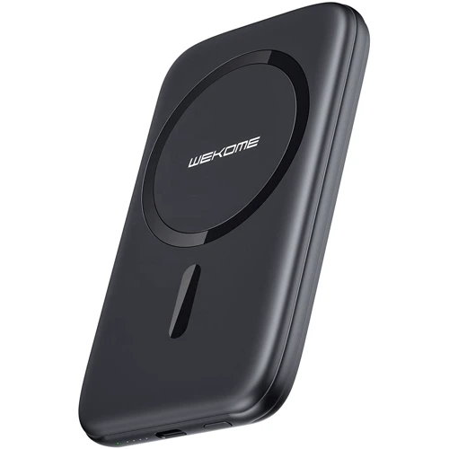 Зовнішній акумулятор WK Power Bank 5000mAh Magnet Wireless Black (WP-243-BK)