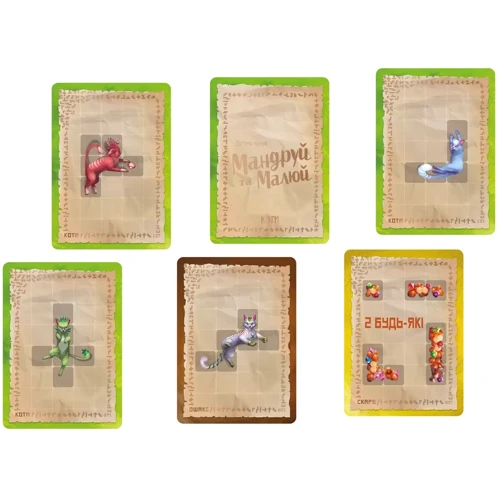 Настольная игра Geekach Games Острів котів. Мандруй та малюй (The Isle of CatsExplore & Draw): Возраст от 8-ми лет