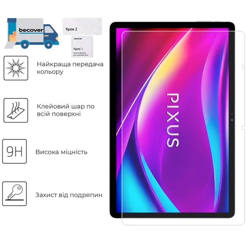 Аксессуар для планшетных ПК BeCover Tempered Glass Clear for Pixus Combo 10.95 (713701)