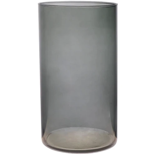 Ваза Lefard Essentials Cylinder dark grey h30 см d16 см (804-081)